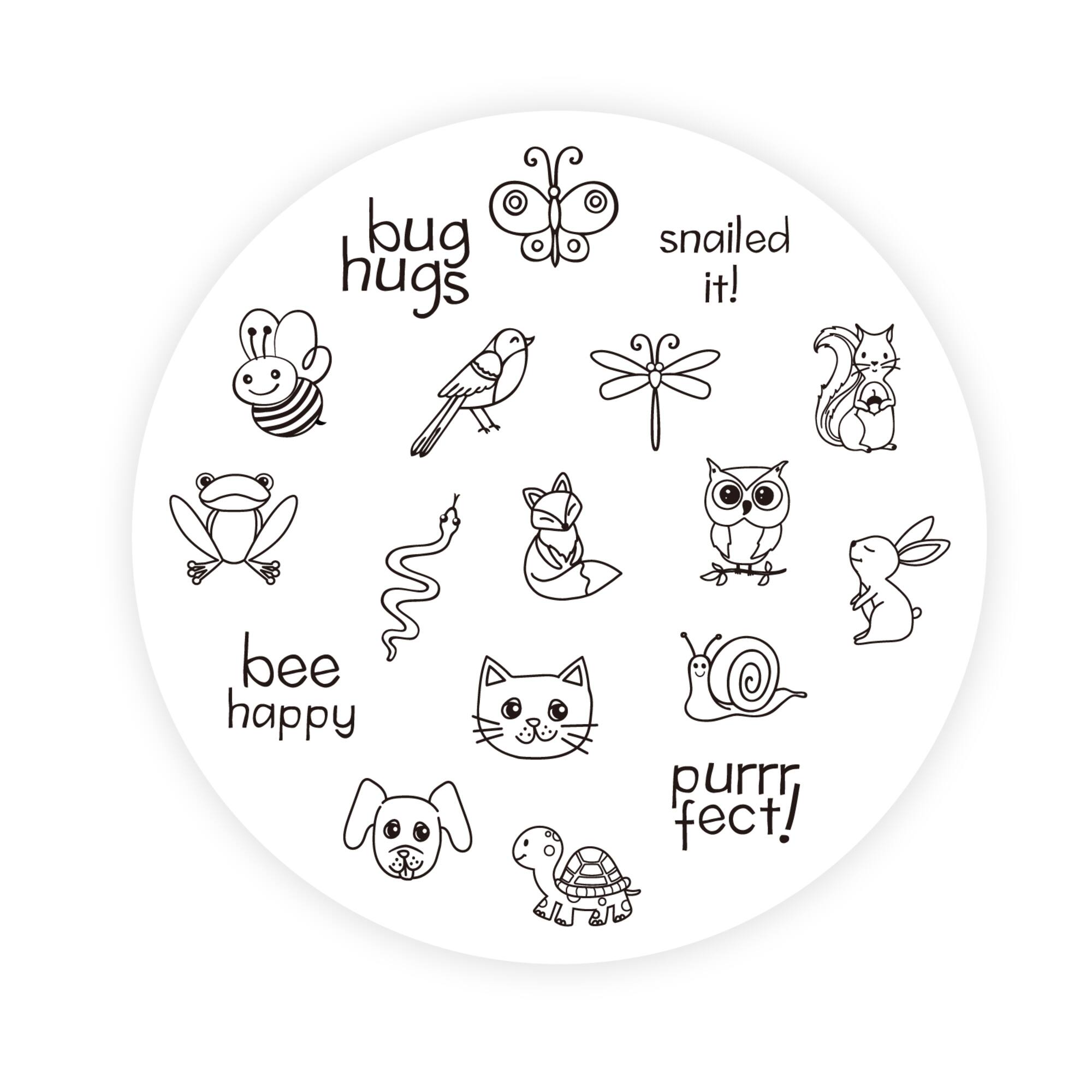 Animal Jar of Wood Stamps by Recollections™
